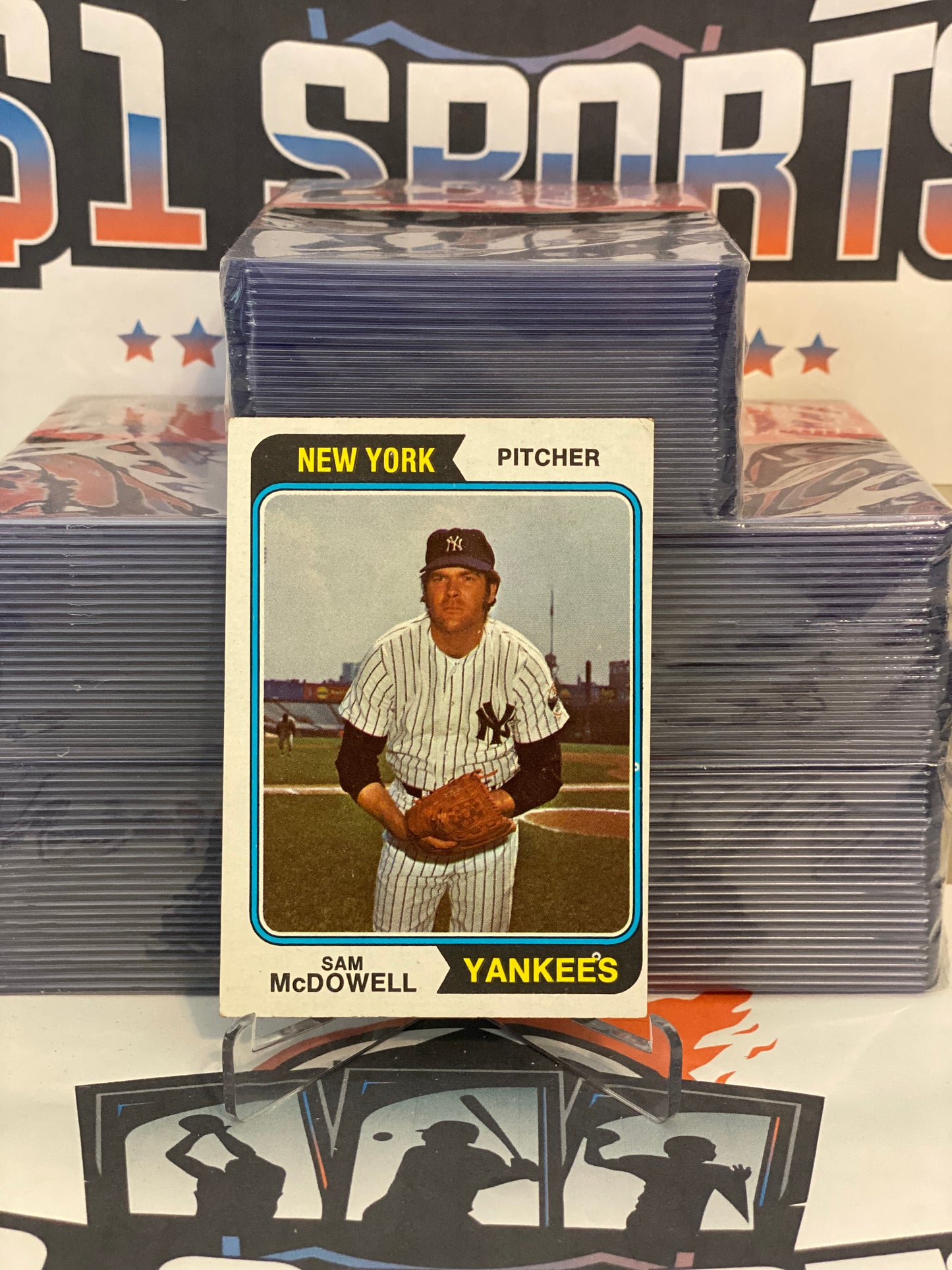 1974 Topps Sam McDowell #550