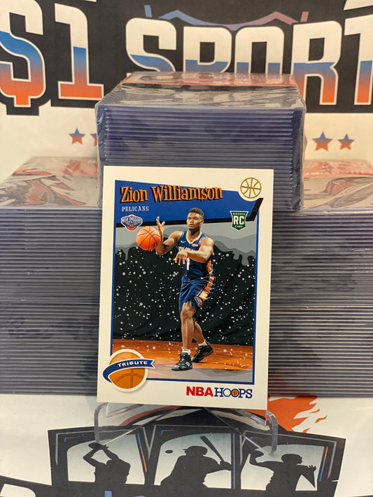 2019 NBA Hoops (Winter, Tribute) Zion Williamson Rookie #296