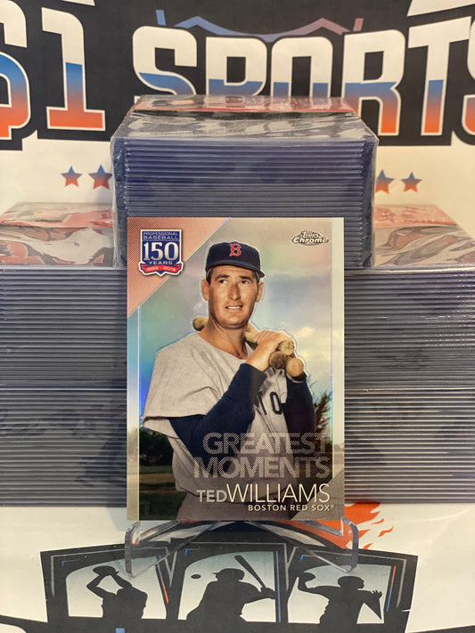 2019 Topps Chrome (Greatest Moments) Ted Williams #150C-12
