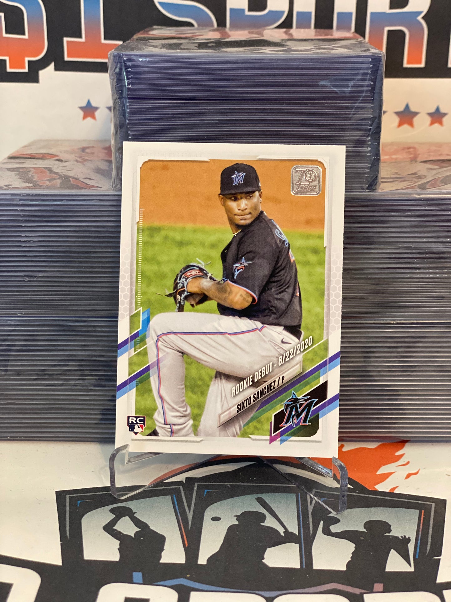 2021 Topps Update (MLB Debut) Sixto Sanchez #US186