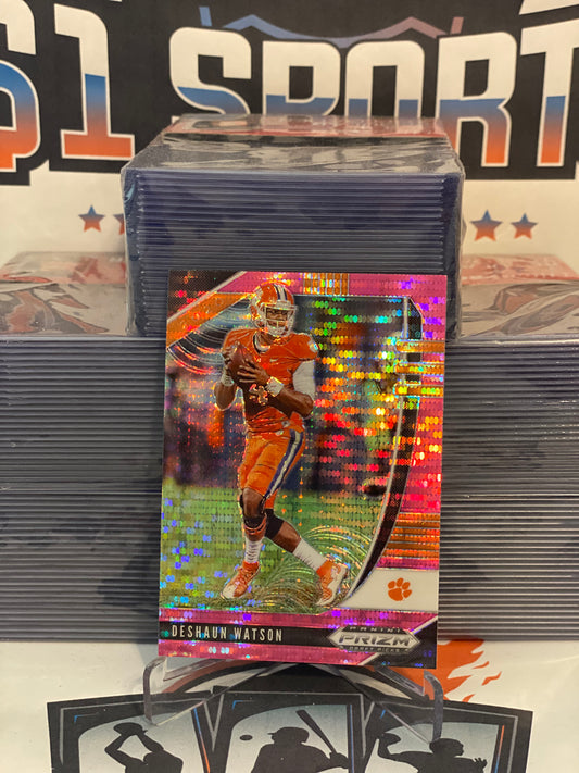2020 Panini Prizm Draft Picks (Pink Pulsar Prizm) Deshaun Watson #34