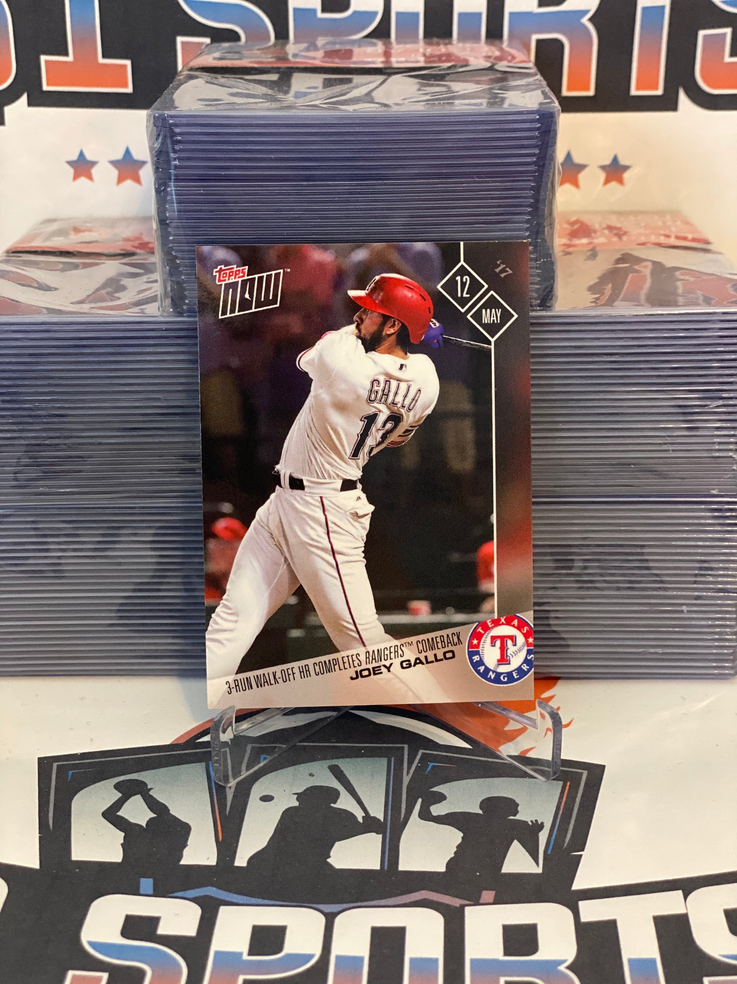 2017 Topps Now (3-Run Walkoff Homerun) Joey Gallo #139
