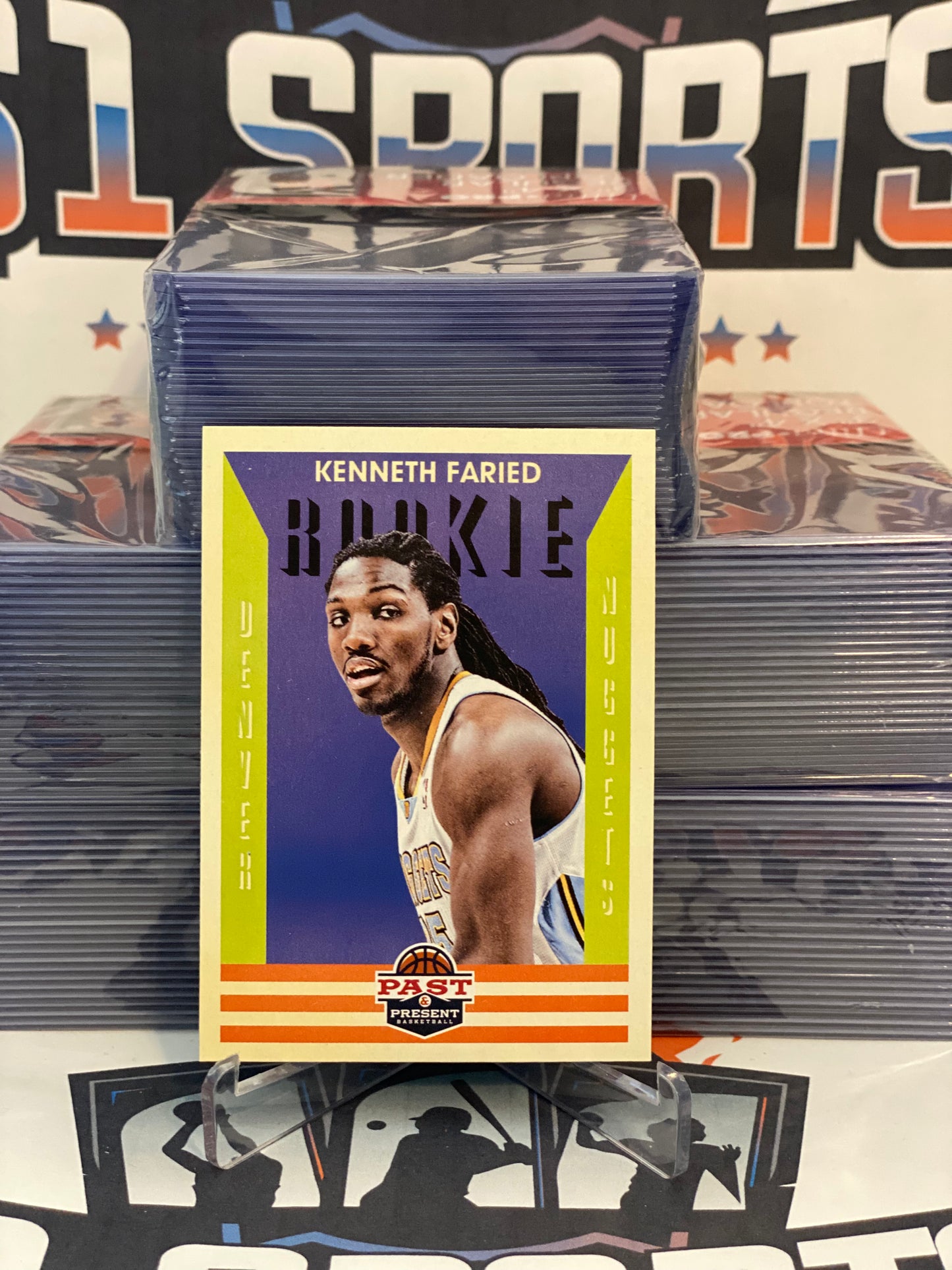 2012 Panini Past & Present Kenneth Faried Rookie #184