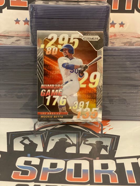2020 Panini Prizm (Numbers Game) Mookie Betts #NG-5