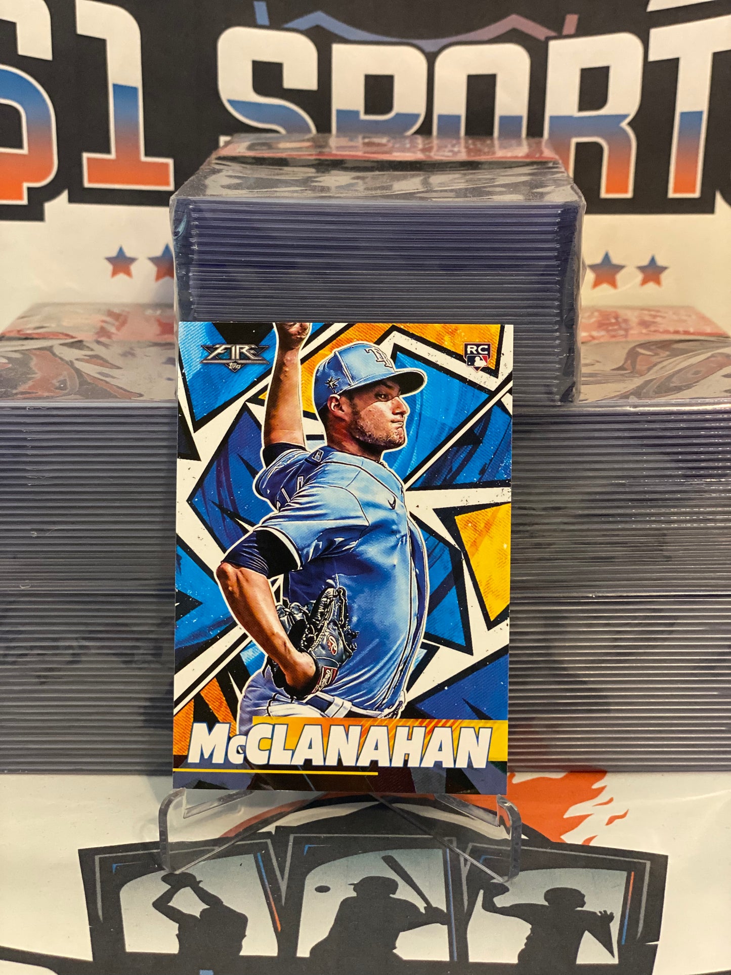 2021 Topps Fire Shane McClanahan Rookie #63