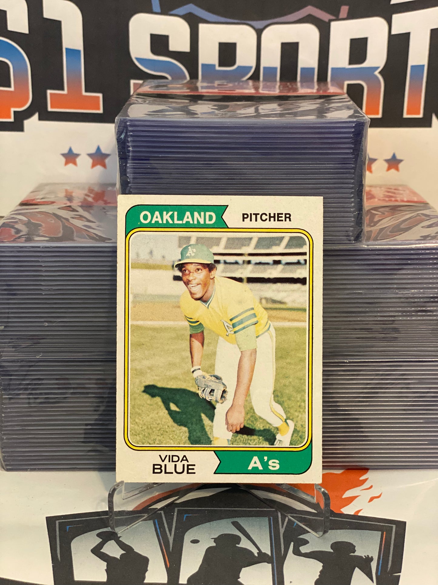 1974 Topps Vida Blue #290