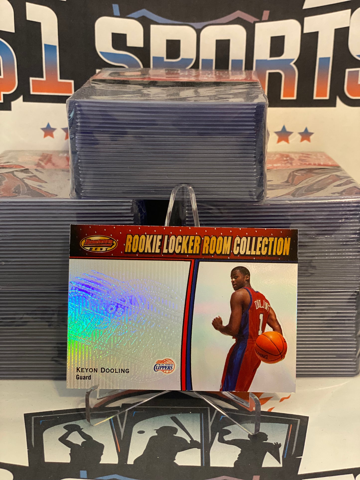 2000 Bowman's Best (Rookie Locker Room Collection) Keyon Dooling #LRC10
