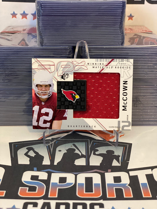 2002 Upper Deck SPx (Winning Materials Rookies Relic) Josh McCown #WMR-JM
