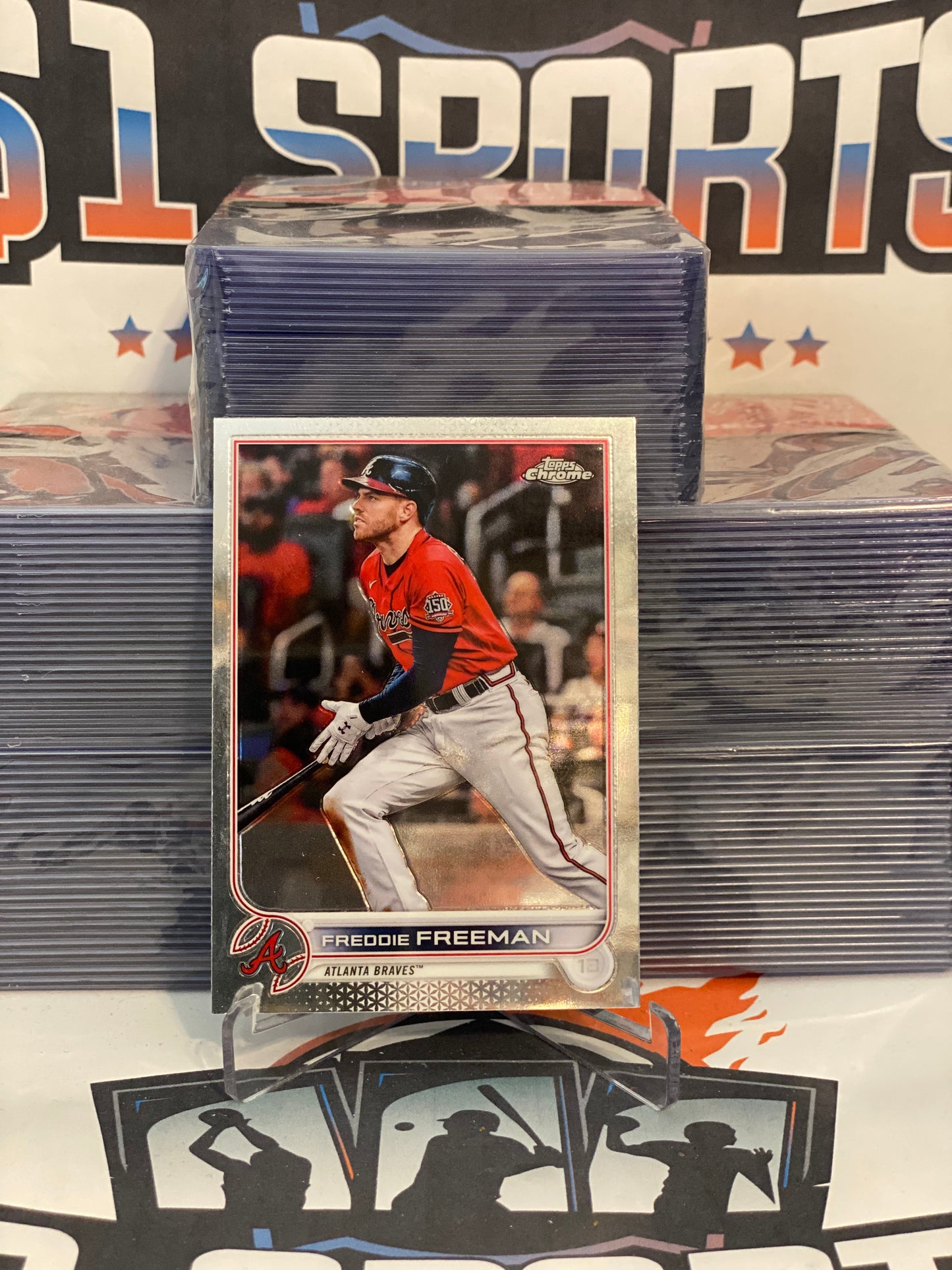 2022 Topps Chrome Freddie Freeman #14