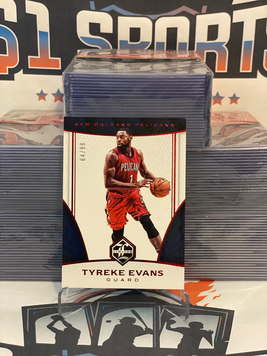 2016 Panini Limited (Black 04/99) Tyreke Evans #17