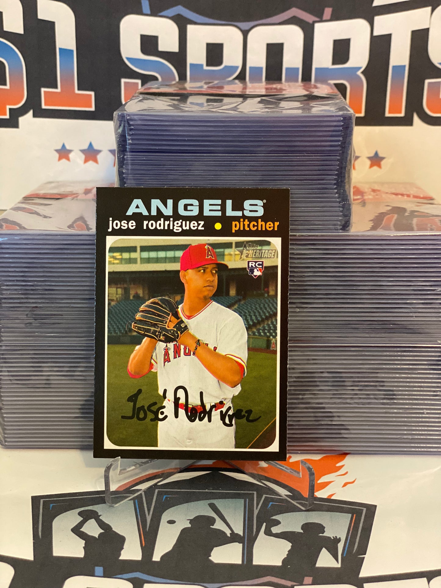 2020 Topps Heritage Jose Rodriguez Rookie #515