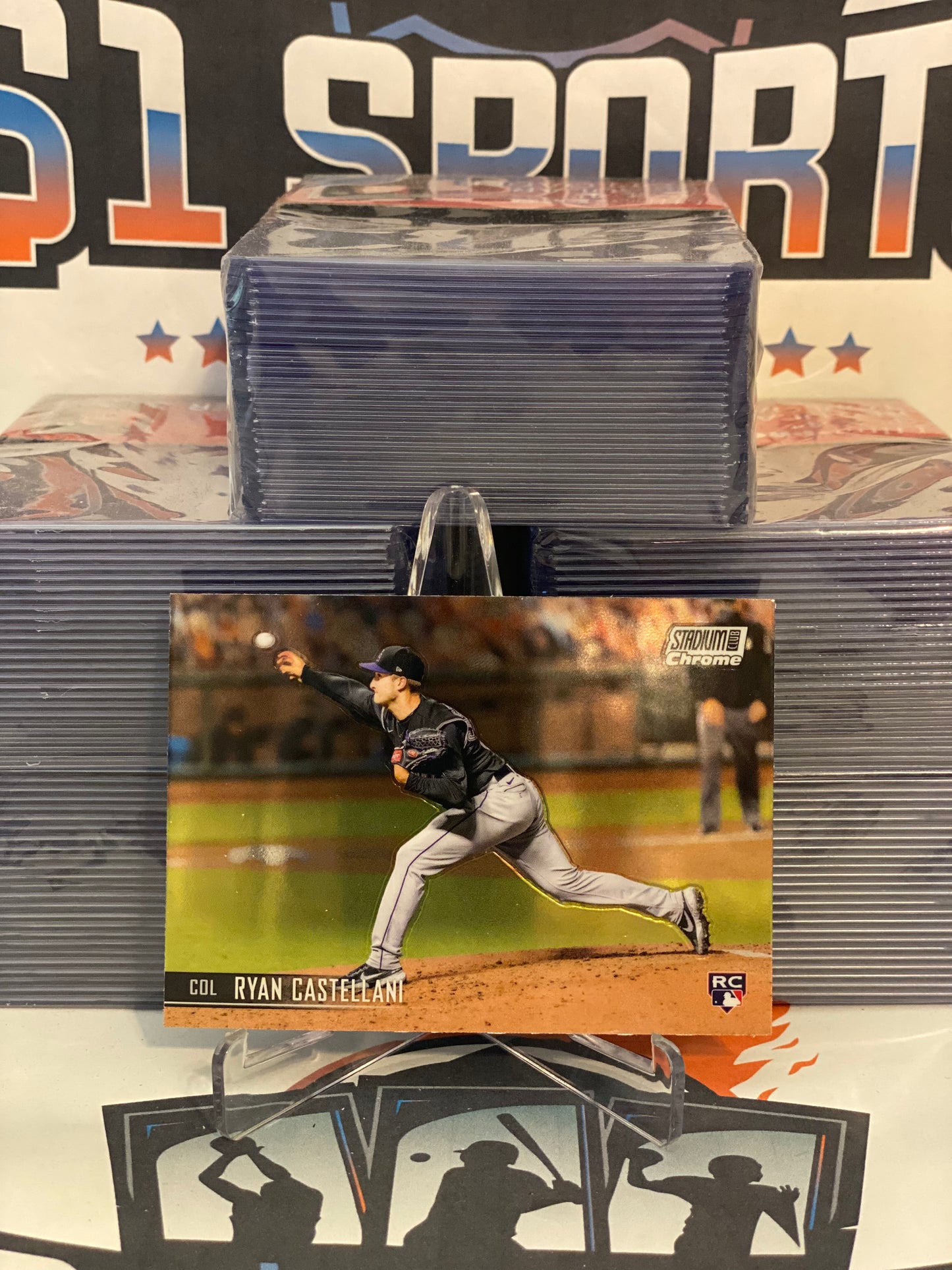 2021 Topps Stadium Club Chrome Ryan Castellani Rookie #204