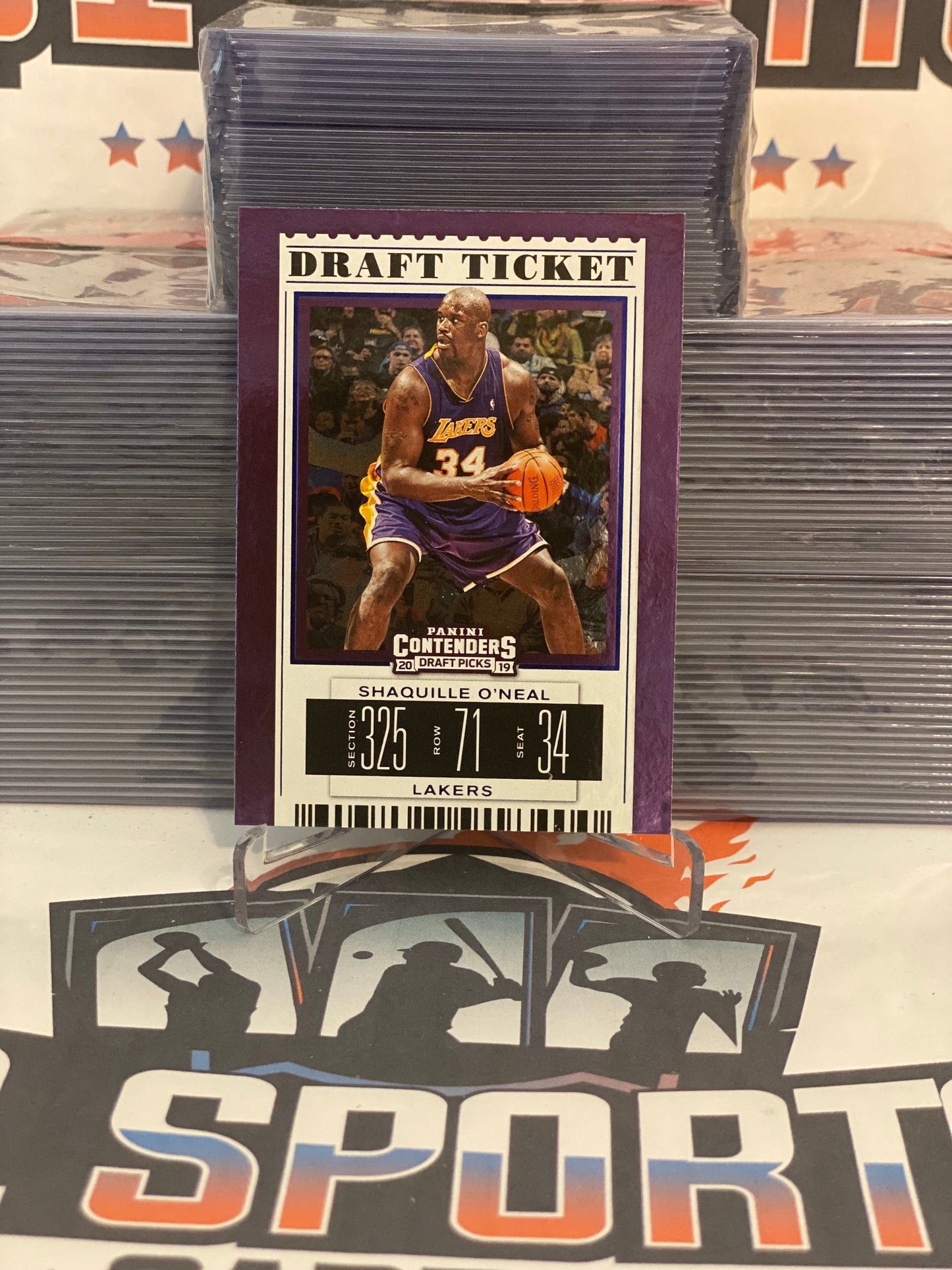 2019 Panini Contenders Draft Picks (Foil, Draft Ticket) Shaquille O'Neal #47