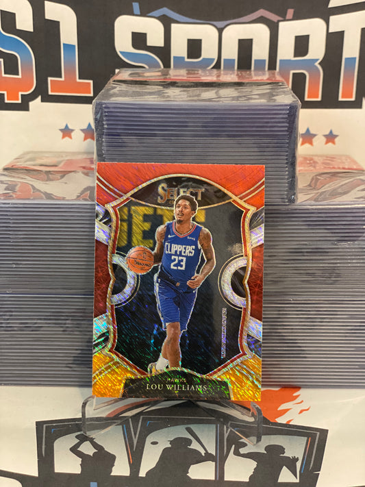 2020 Panini Select (Red Orange White Prizm) Lou Williams #3
