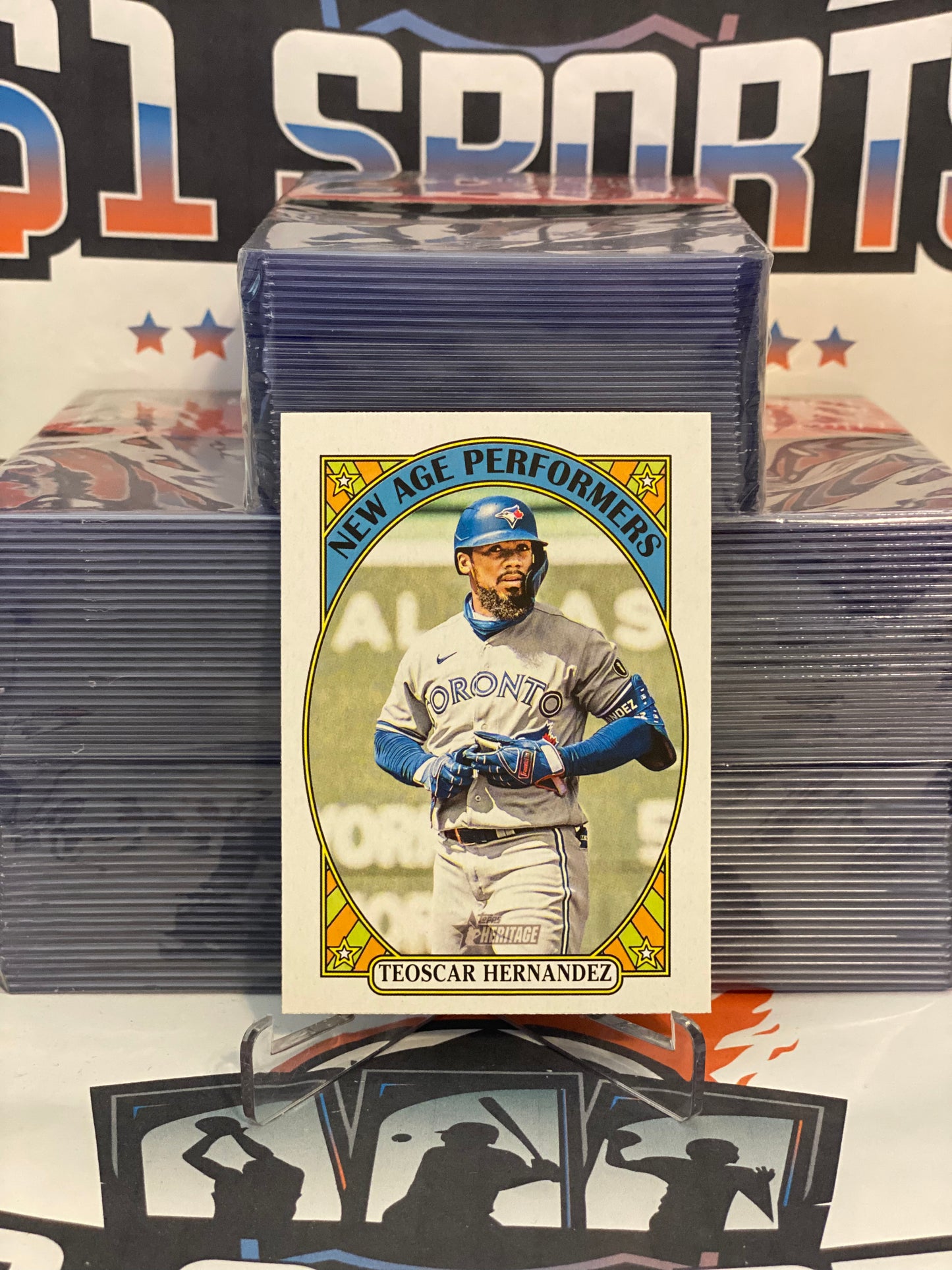 2021 Topps Heritage (New Age Performers) Teoscar Hernandez #NAP-10