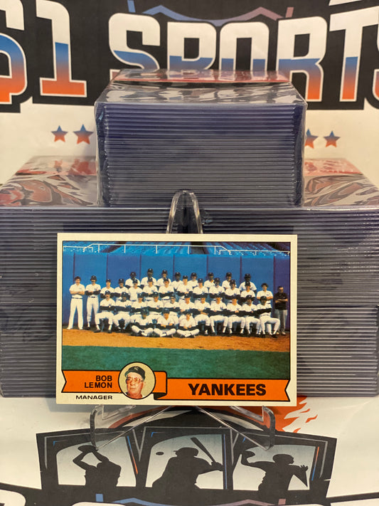 1979 Topps (New York Yankees Team Checklist) Rich "Goose" Gossage, Reggie Jackson, Thurman Munson #626