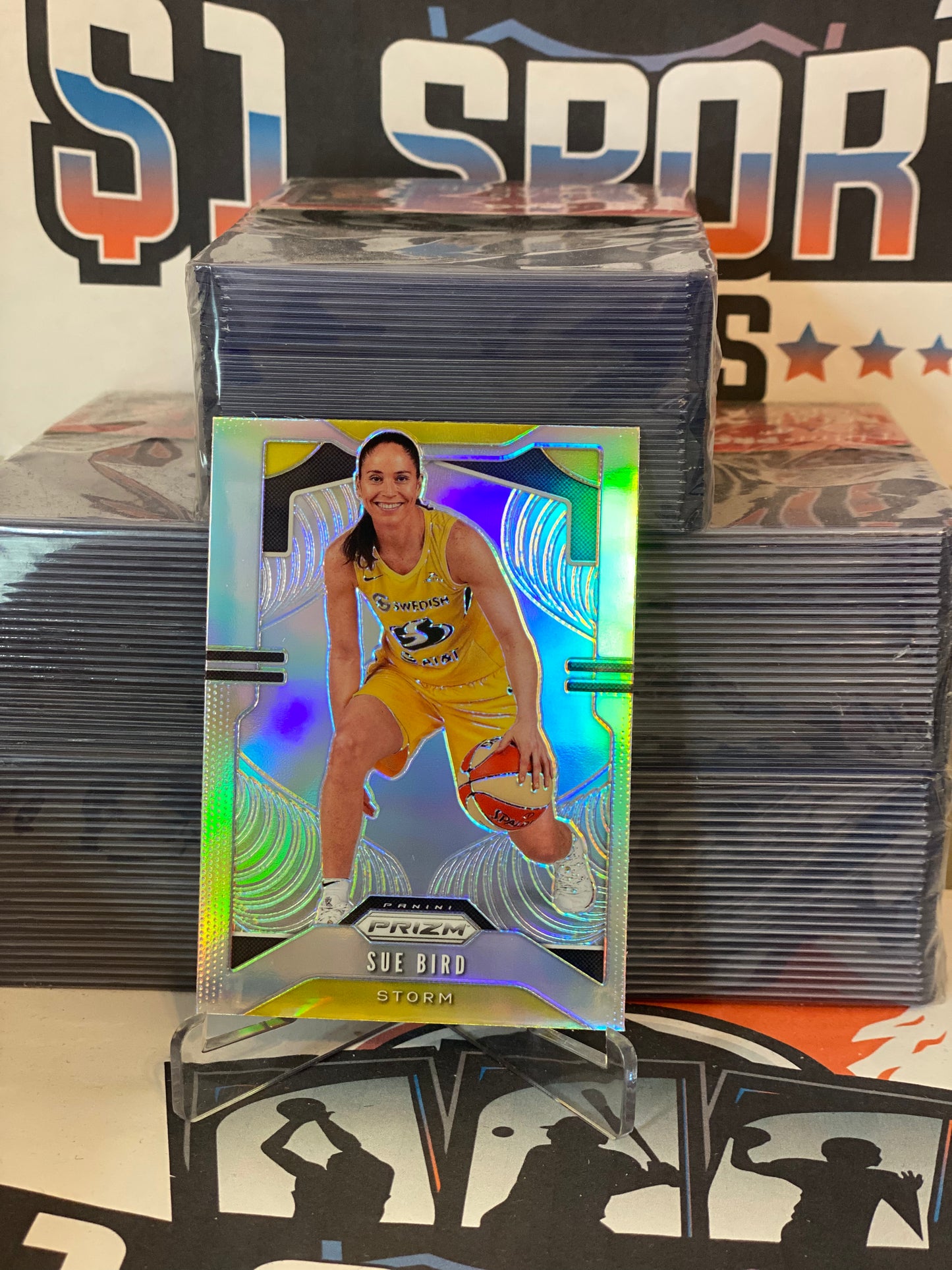 2020 Panini Prizm WNBA (Silver Prizm) Sue Bird #53