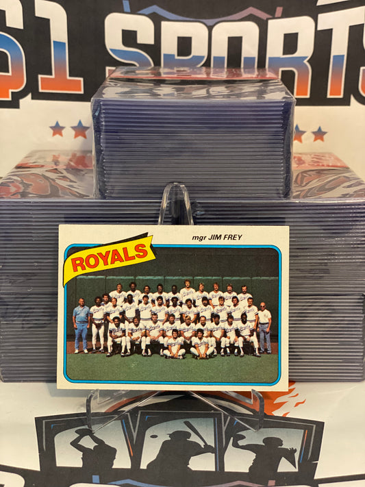 1980 Topps (Kansas City Royals Team Checklist) George Brett, Hal McCrae, Frank White #66