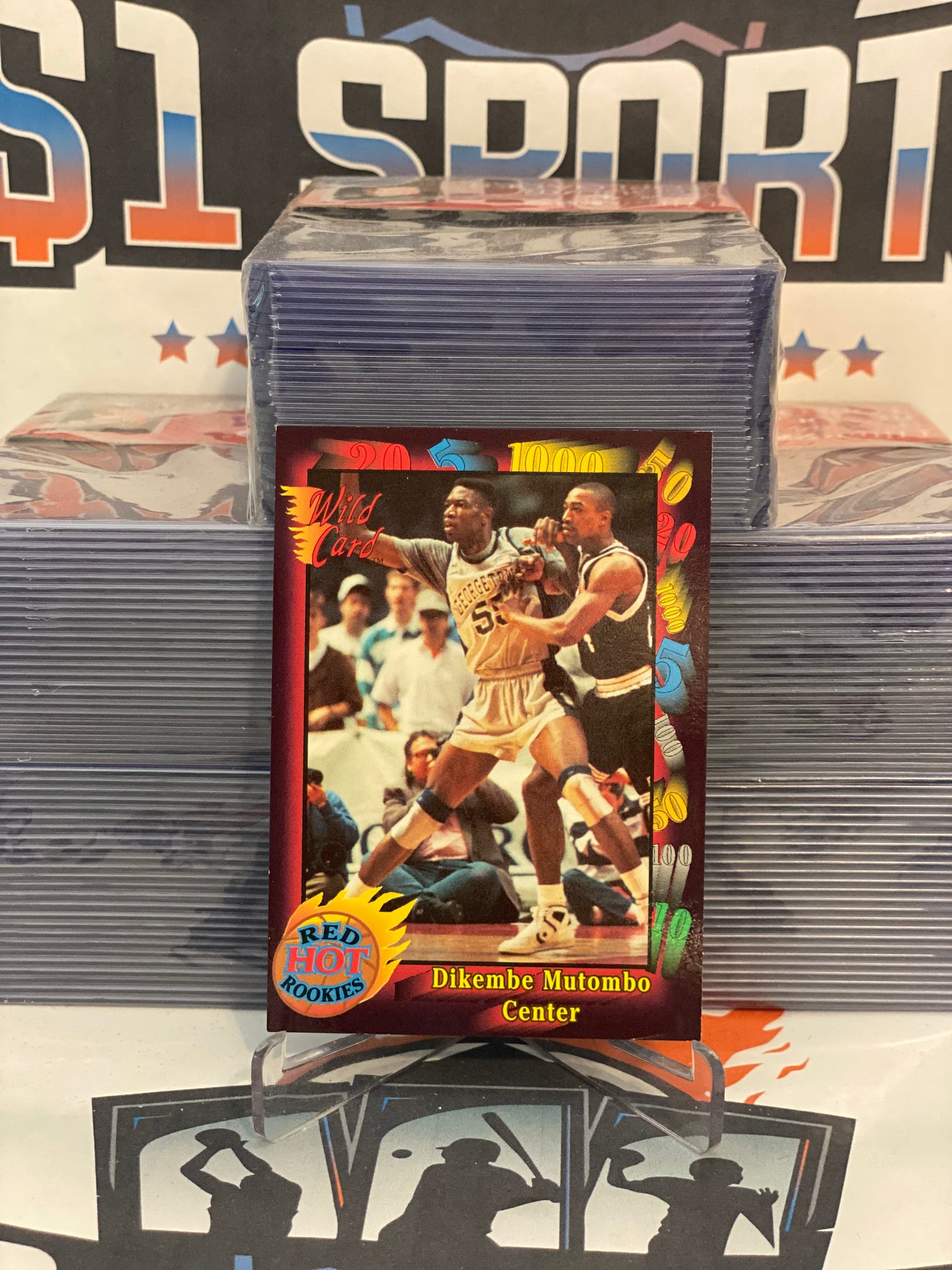 1992 Impel Dikembe Mutombo Rookie #1