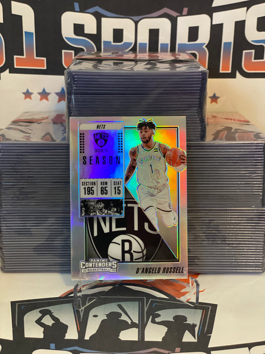 2019 Panini Contenders (Prizm, Season Ticket) D'Angelo Russell #72