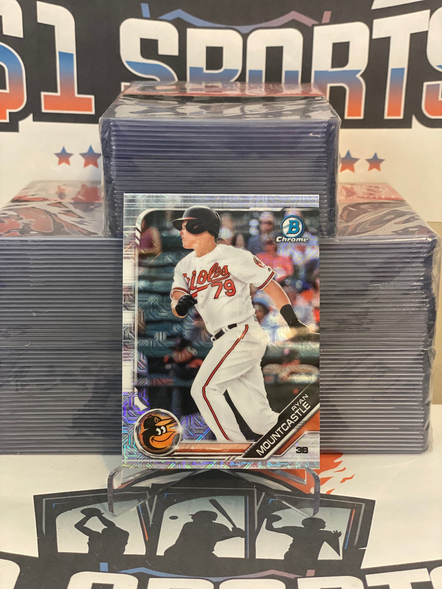 2019 Bowman Chrome (Mega Refractor) Ryan Mountcastle #BCP-41