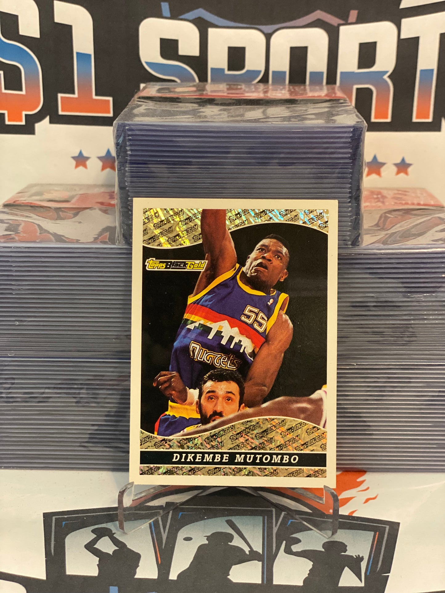 1993 Topps (Black Gold) Dikembe Mutombo #12