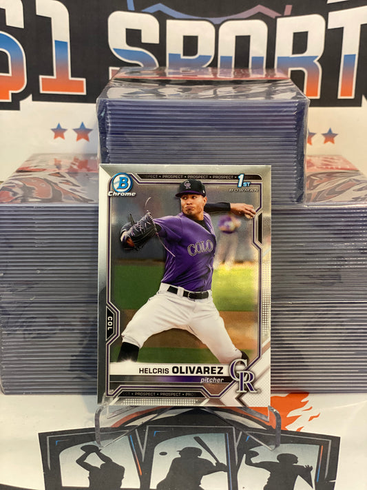 2020 Bowman Chrome Prospects (1st Bowman) Helcris Olivarez #BCP-154