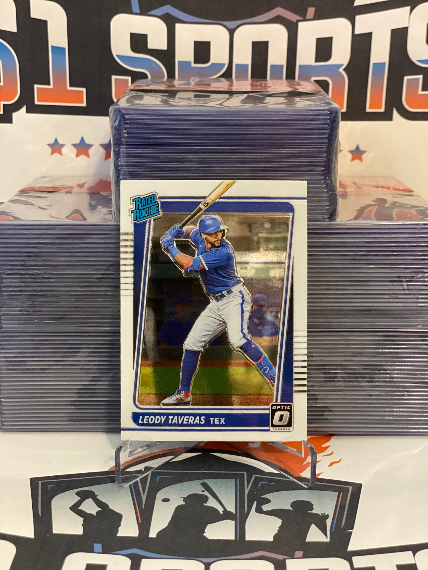 2021 Donruss Optic (Rated Rookie) Leody Taveras #56