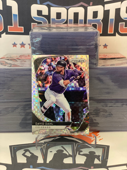 2020 Panini Prizm (Power Plaid Prizm 50/75) David Dahl #169