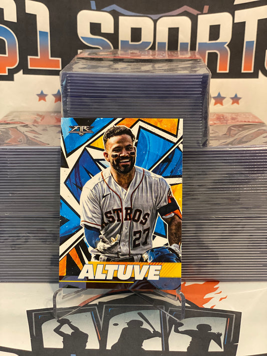 2021 Topps Fire Jose Altuve #77