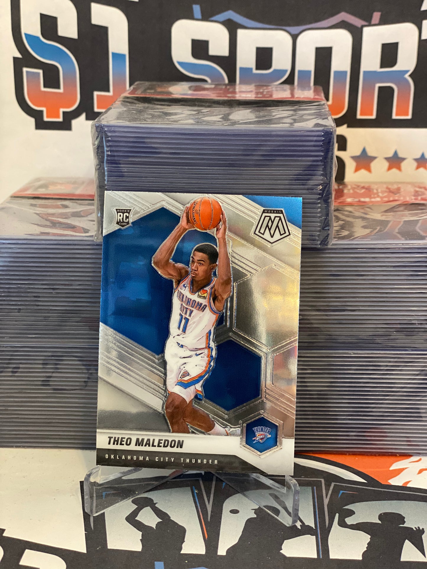 2020 Panini Mosaic Theo Maledon Rookie #218