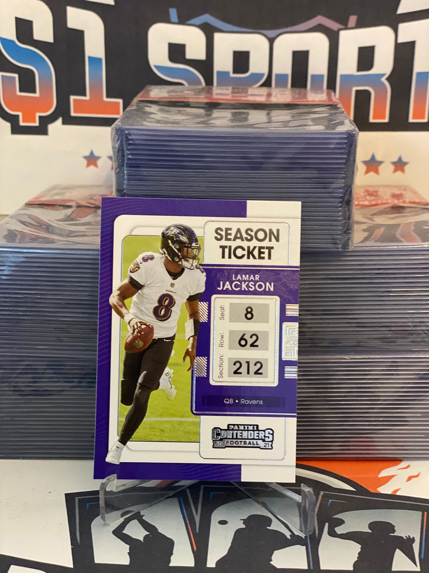 2021 Panini Contenders Lamar Jackson #7