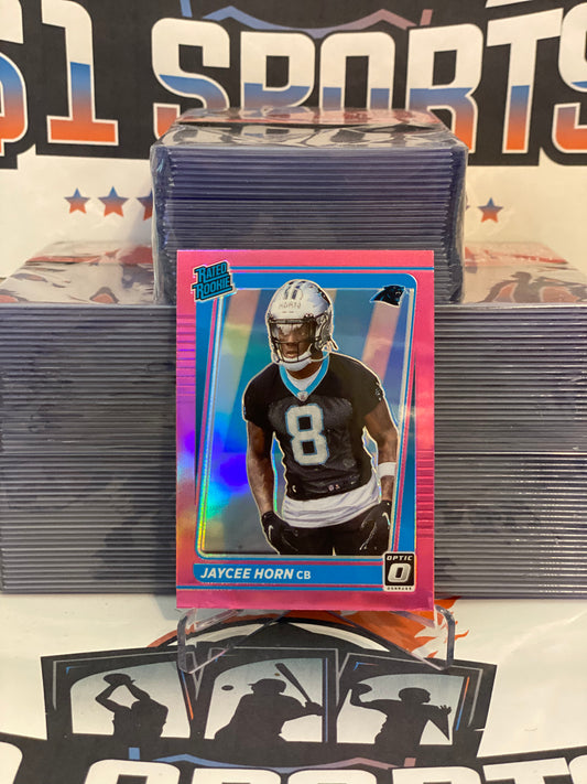 2021 Donruss Optic (Pink Prizm, Preview, Rated Rookie) Jaycee Horn #P329