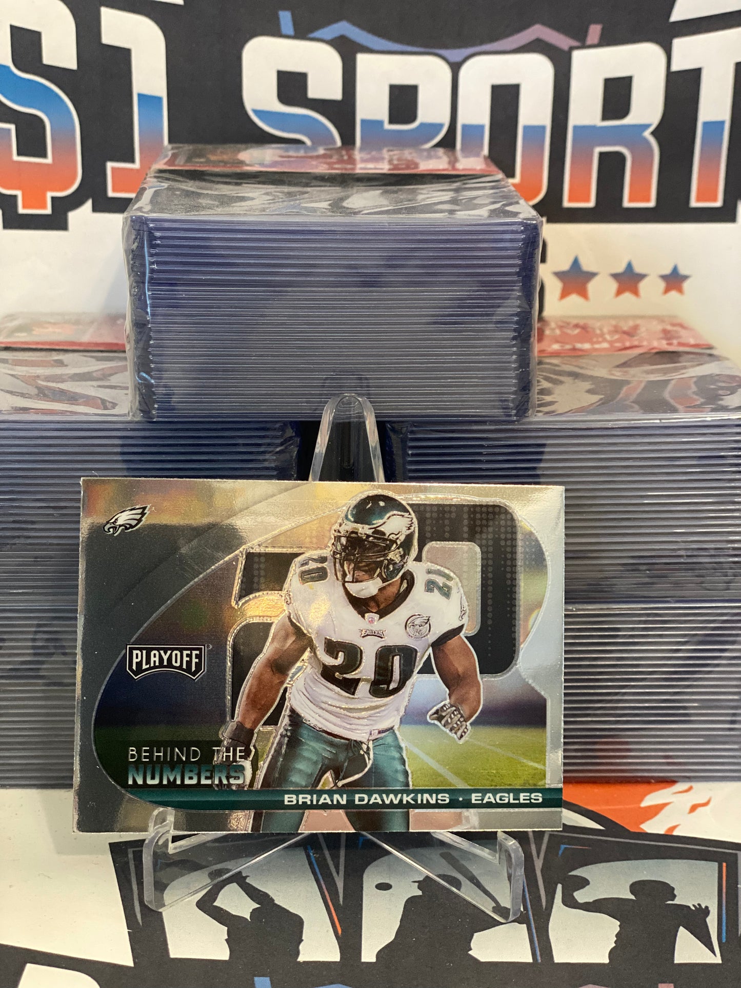 2021 Panini Playoff (Behind The Numbers) Brian Dawkins #BTN-BDA