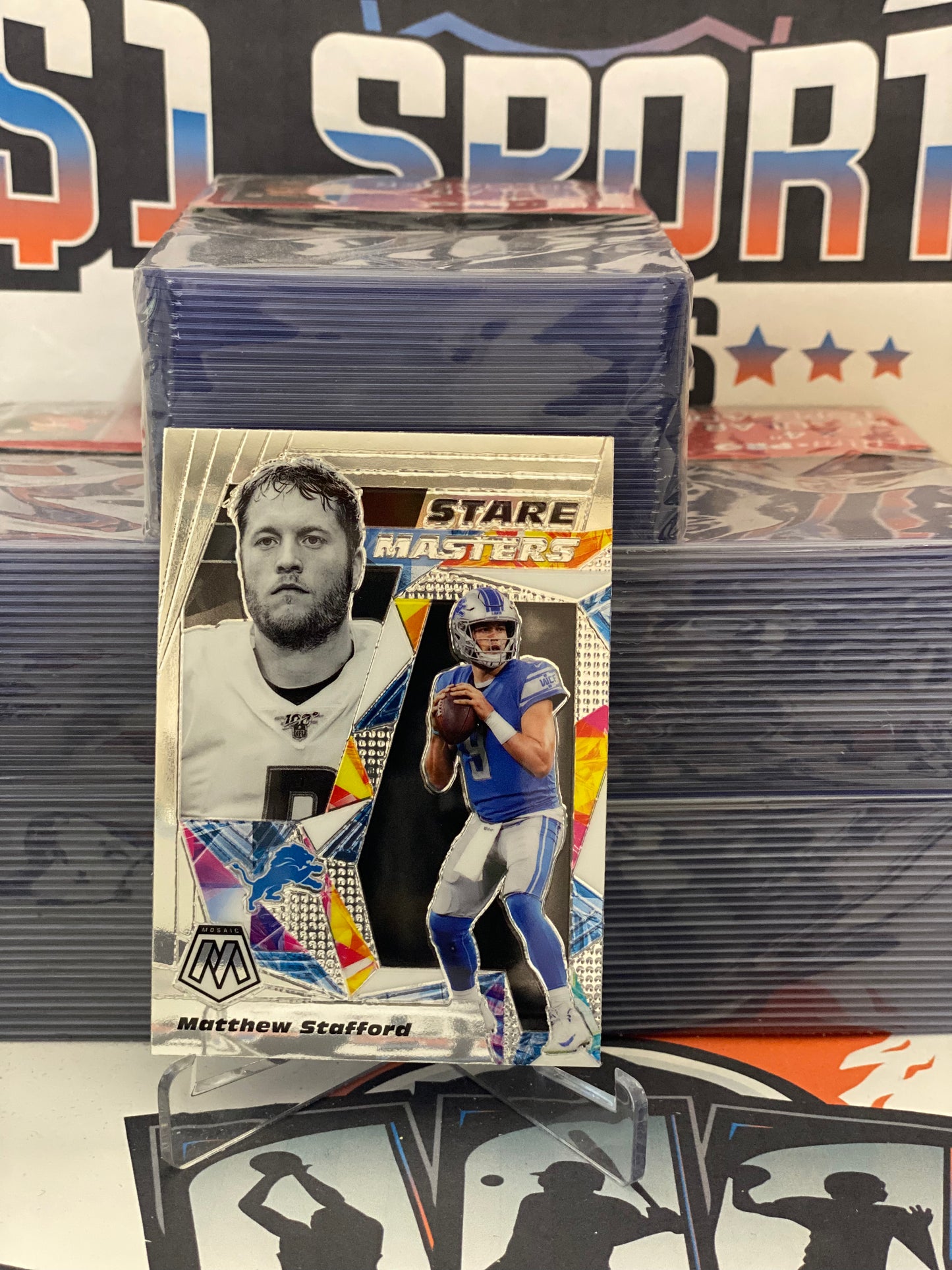 2020 Panini Mosaic (Stare Masters) Matthew Stafford #SM19