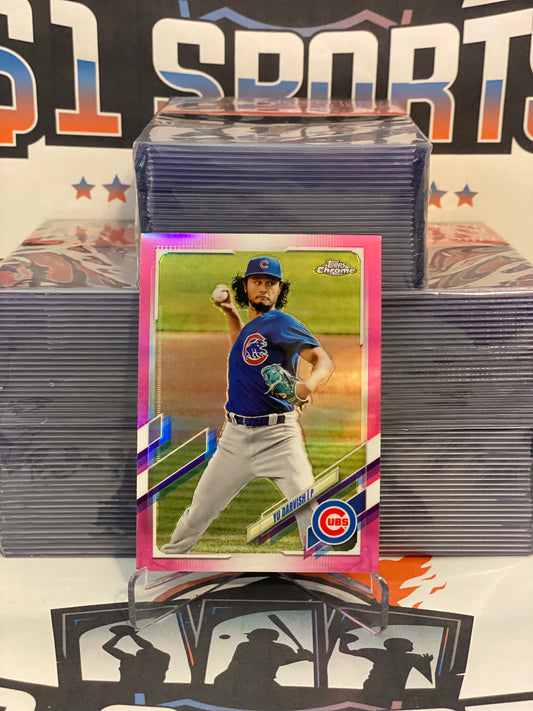 2021 Topps Chrome (Pink Refractor) Yu Darvish #177