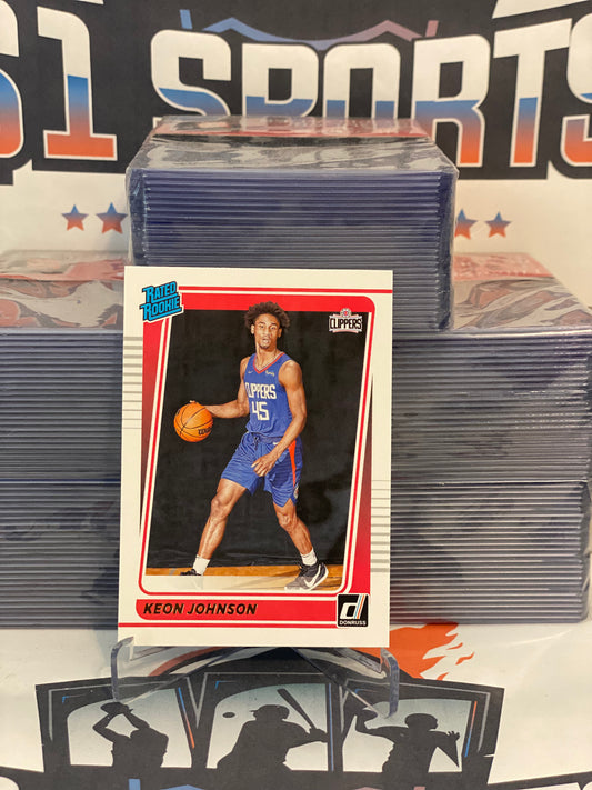 2021 Donruss (Rated Rookie) Keon Johnson #242