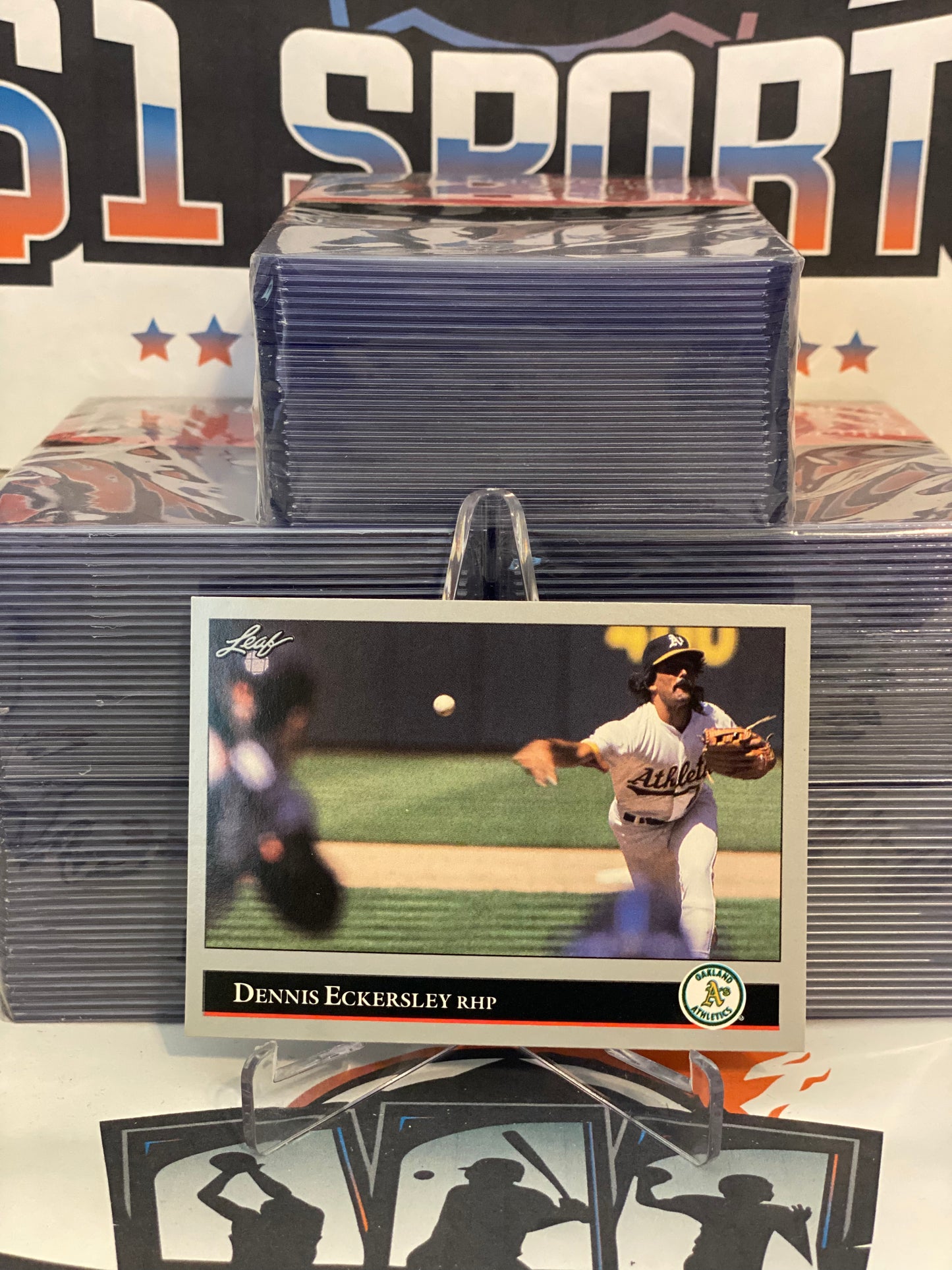 1992 Leaf Dennis Eckersley #100