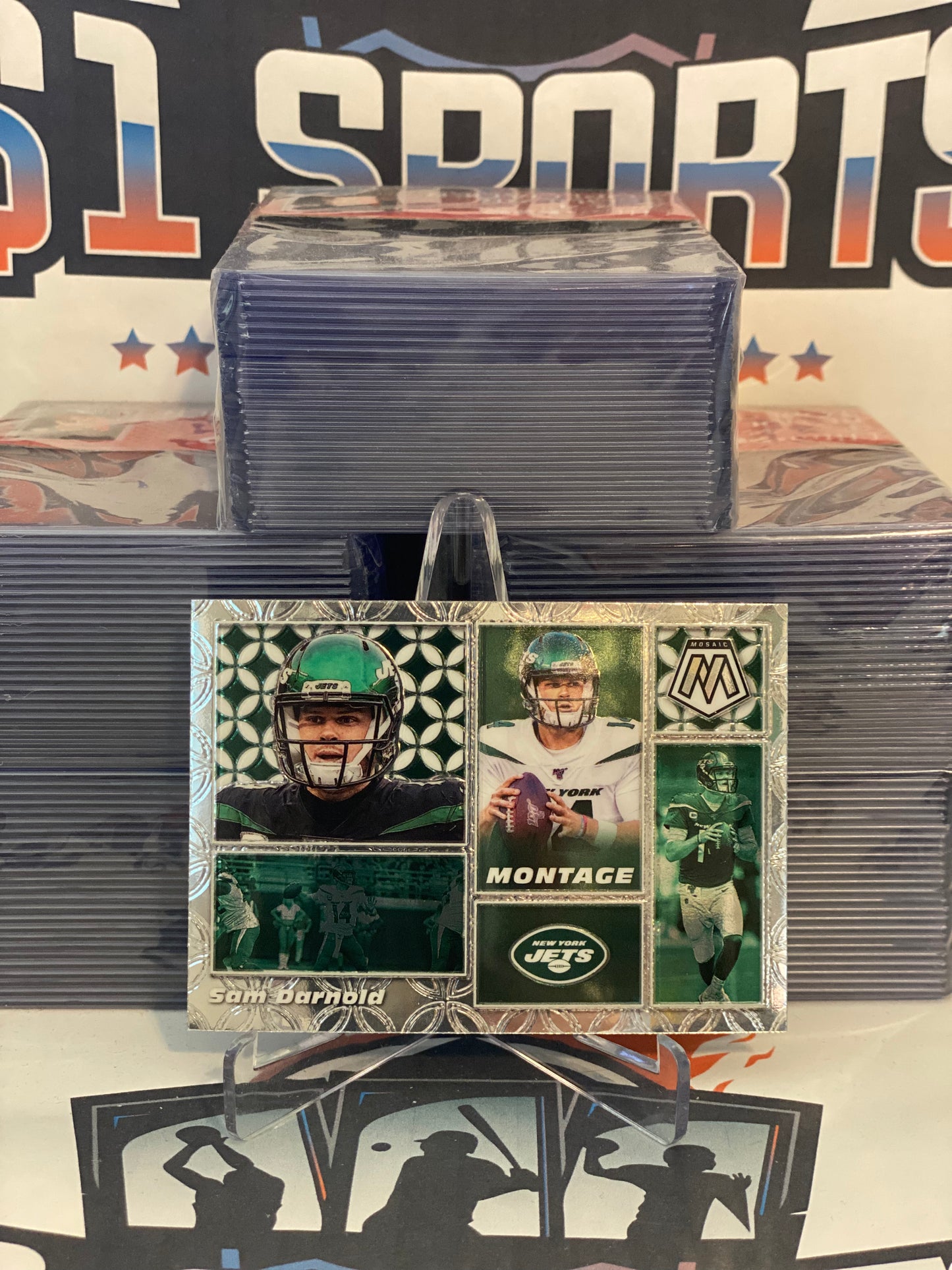 2020 Panini Mosaic (Montage) Sam Darnold #M25