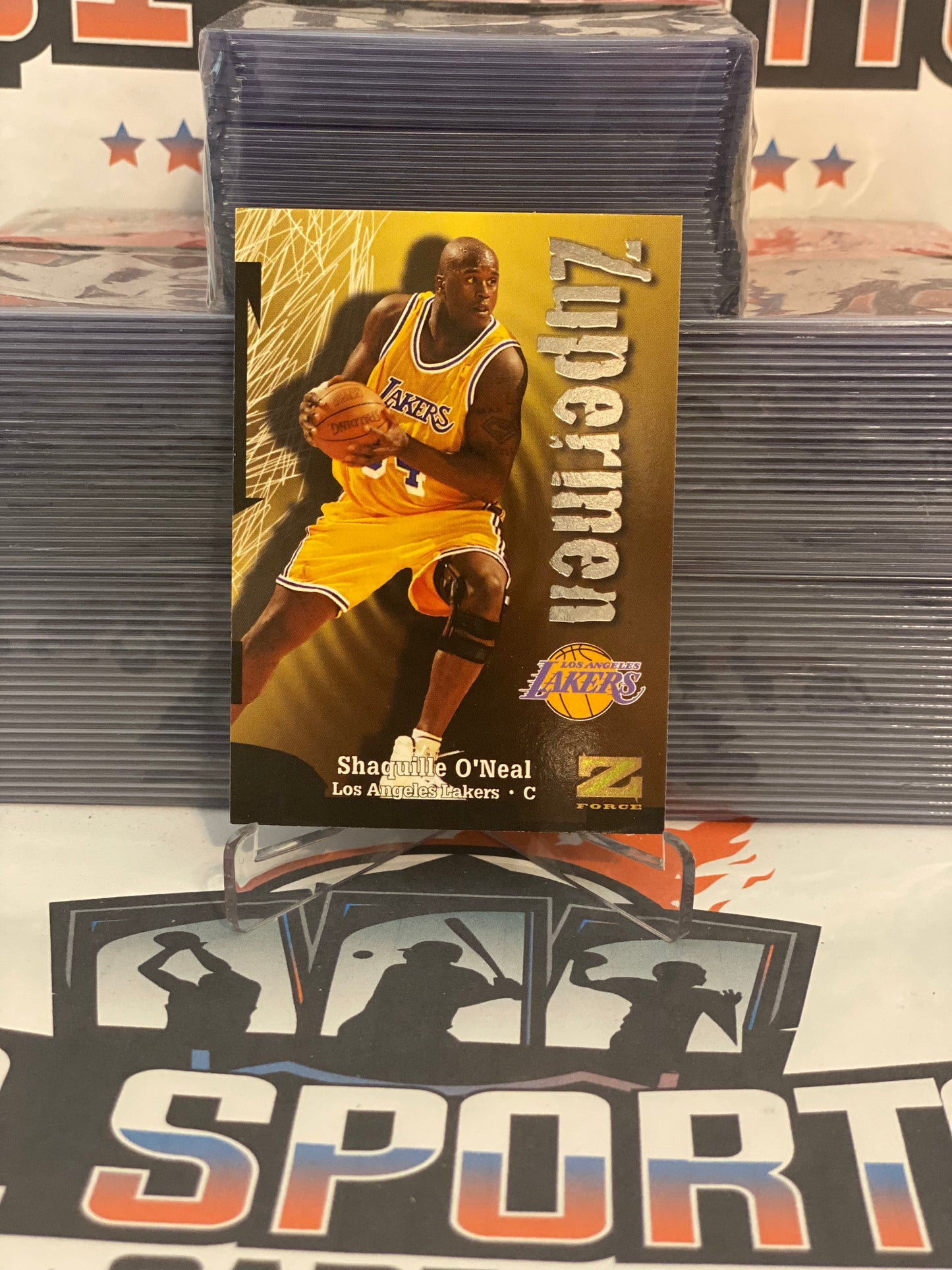 1997 Skybox Z-Force (Zupermen) Shaquille O'Neal #196