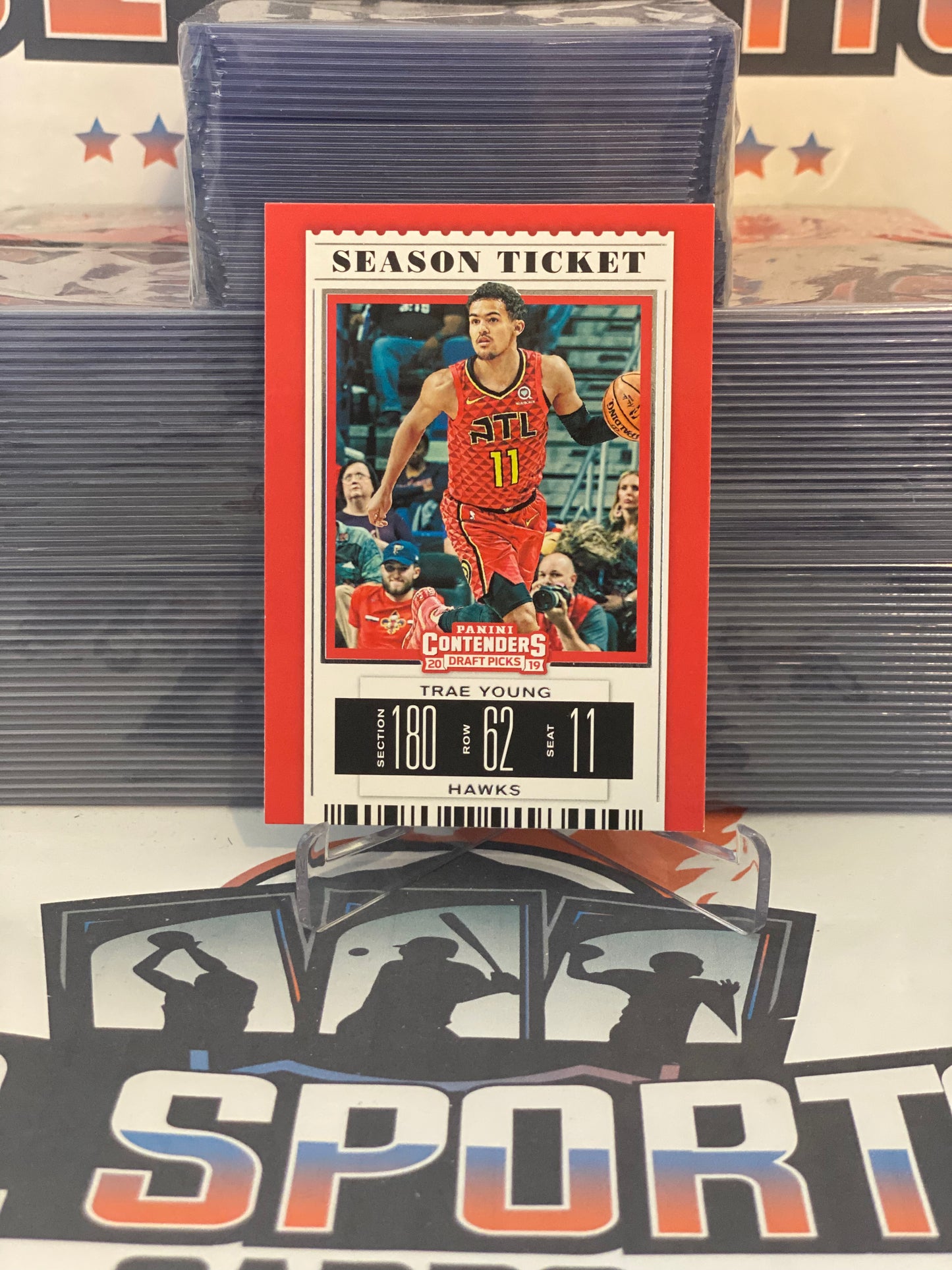 2019 Panini Contenders Draft Picks (Variation) Trae Young #49