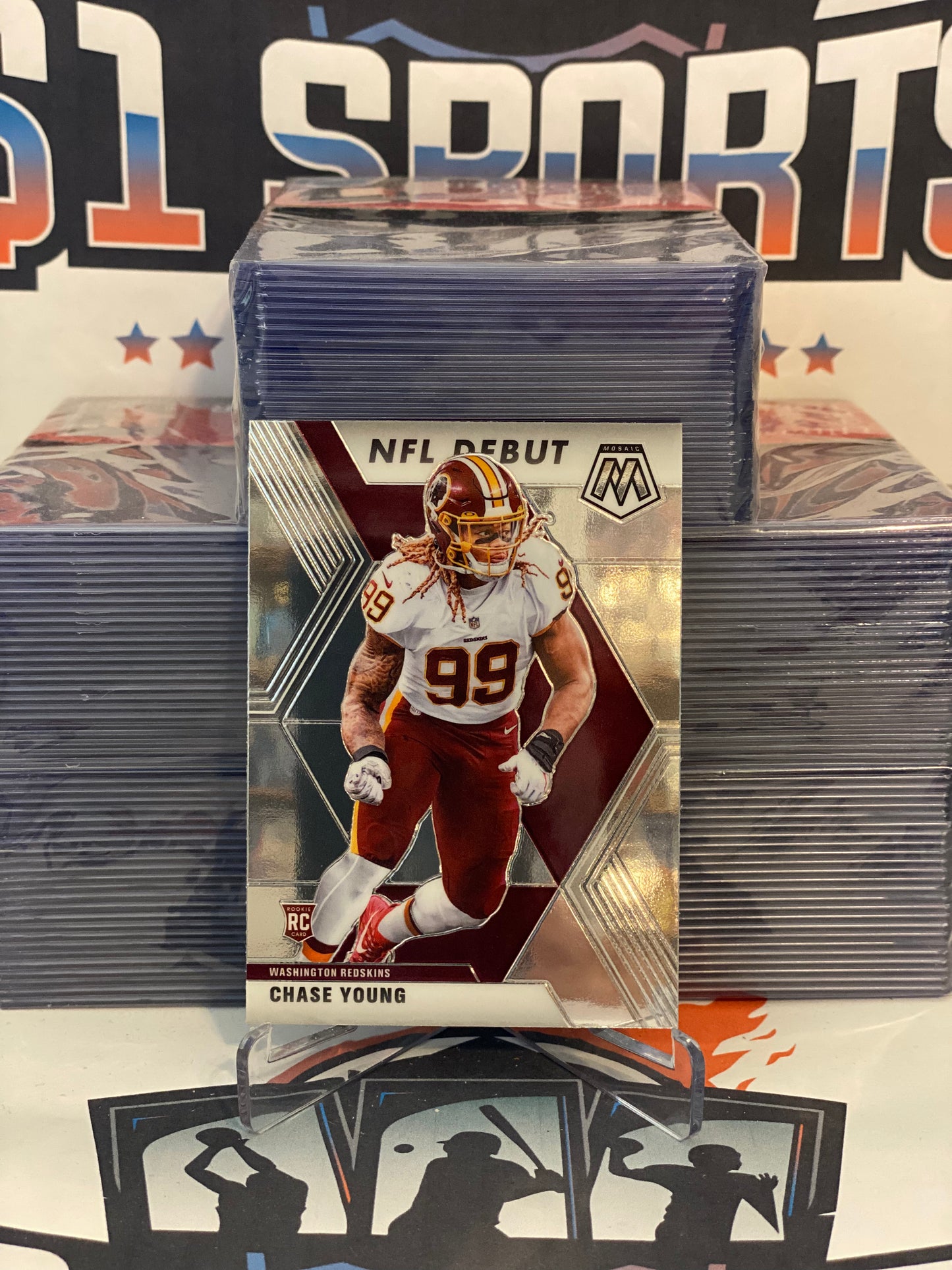 2020 Panini Mosaic (NFL Debut) Chase Young Rookie #272