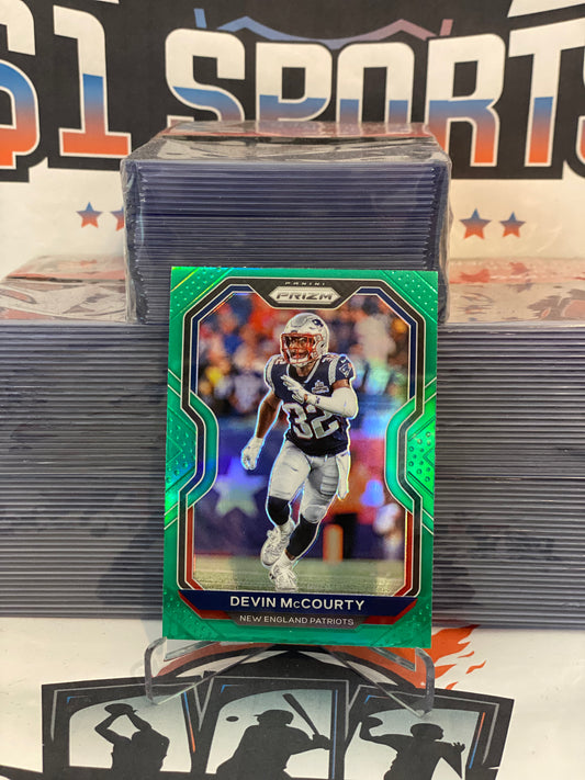 2020 Panini Prizm (Green Prizm) Devin McCourty #25