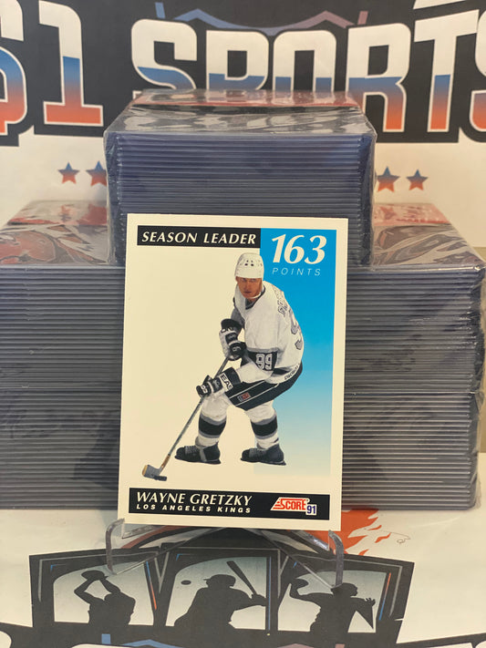 1991 Score (Season Leaders - Points) Wayne Gretzky #296