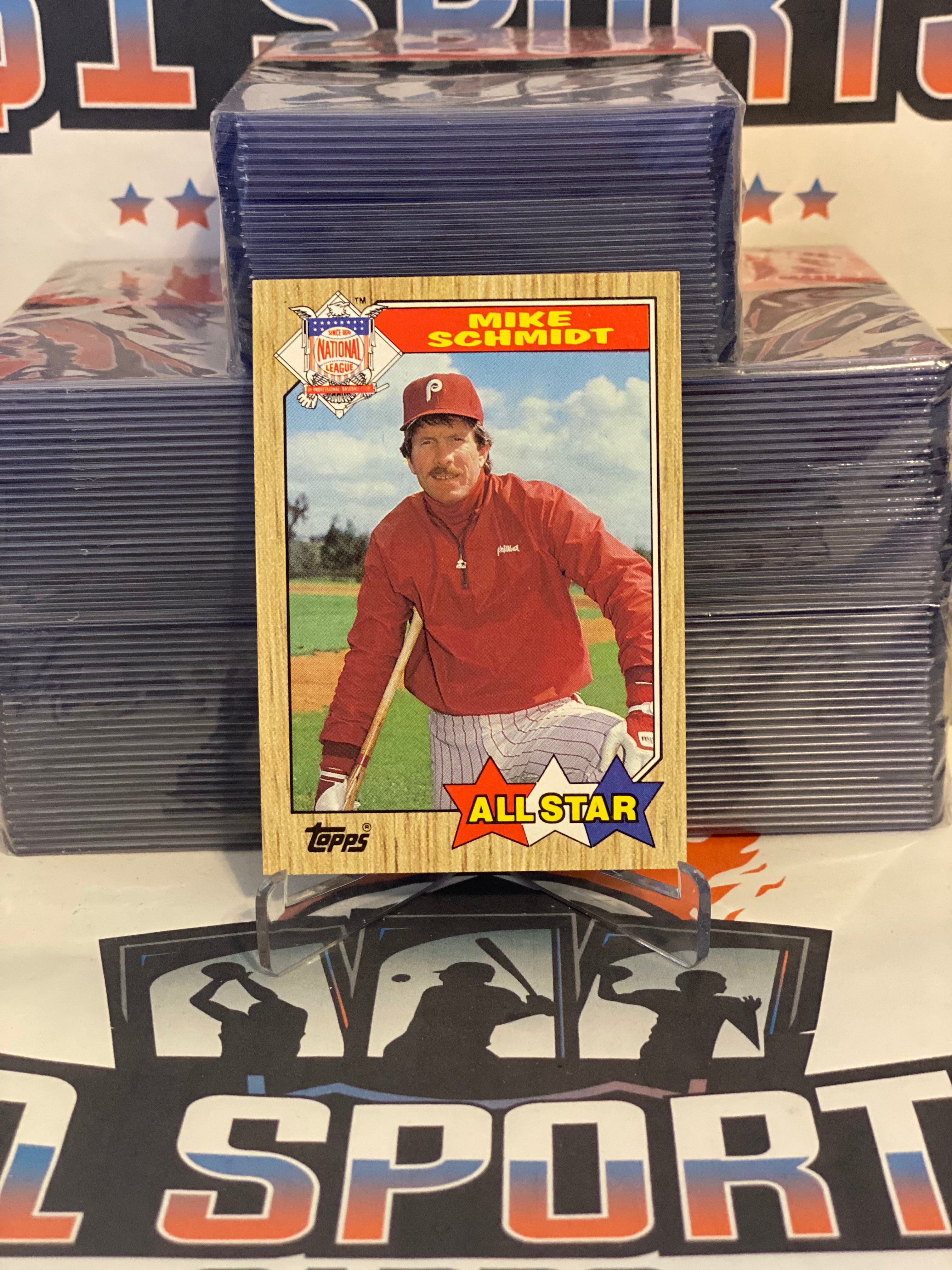1987 topps mike top schmidt all star
