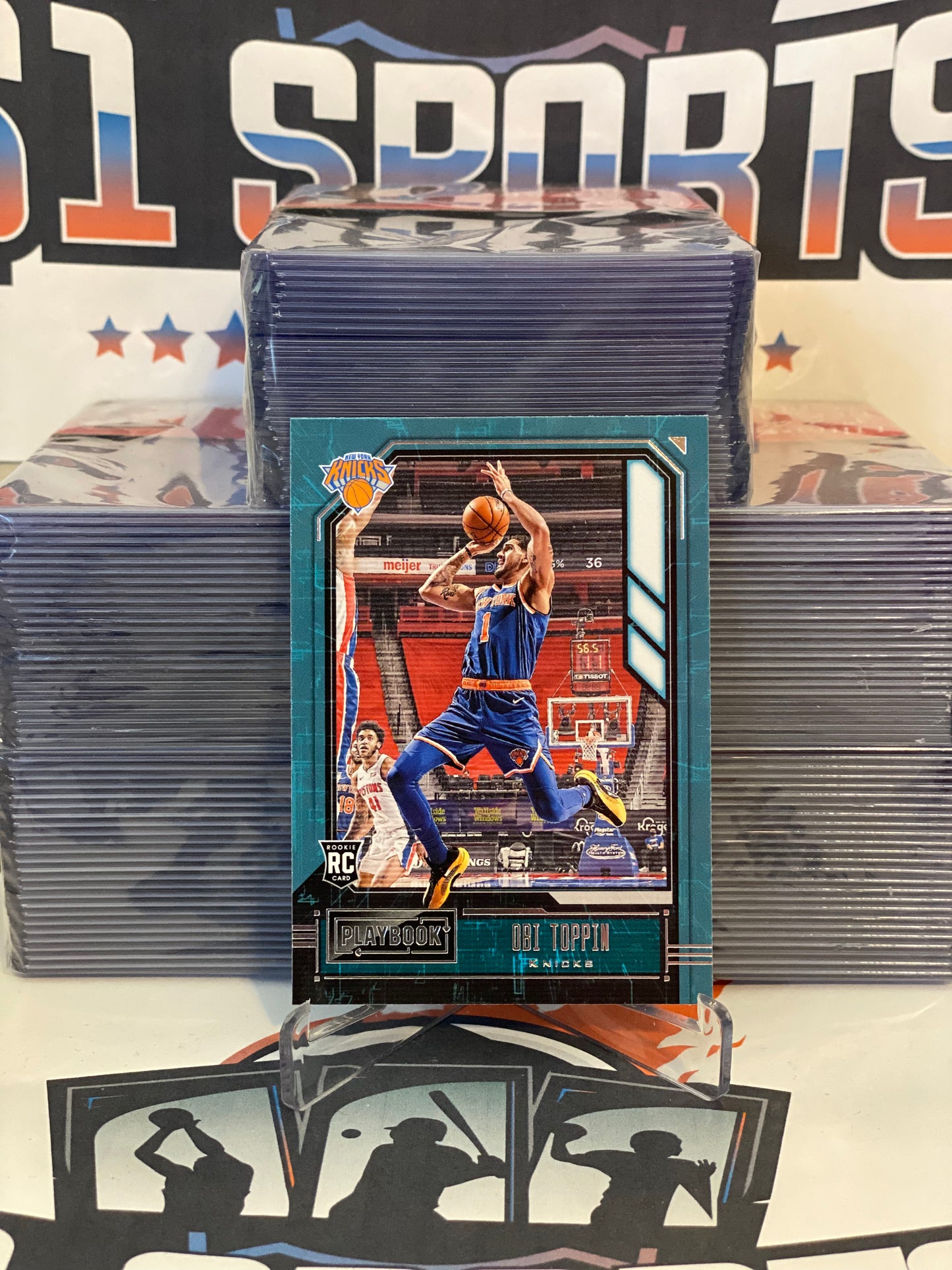 2020 Panini Chronicles (Playbook) Obi Toppin Rookie #177