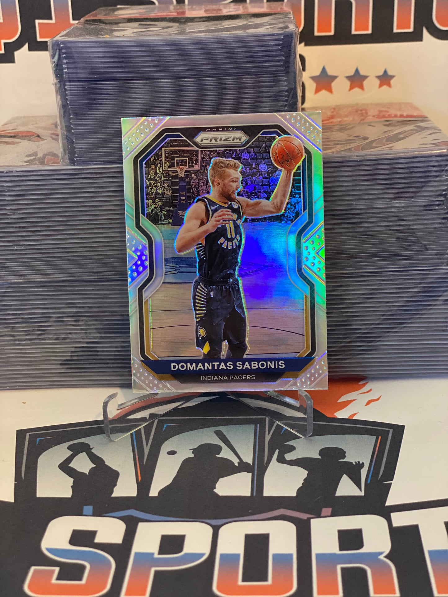 2020 Panini Prizm (Silver Prizm) Domantas Sabonis #23