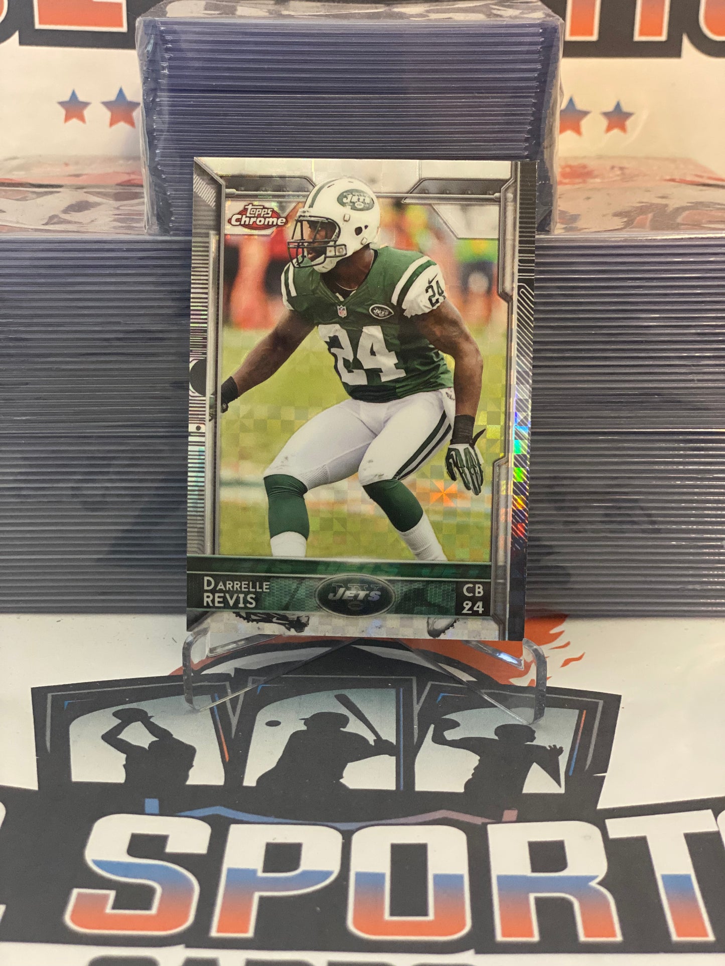 2015 Topps Chrome (X-Fractor) Darrelle Revis #39