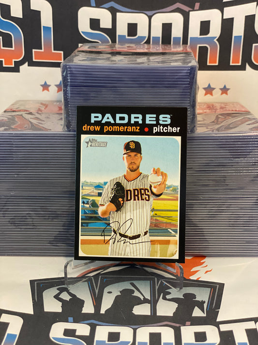 2020 Topps Heritage (Short Print) Drew Pomeranz #724