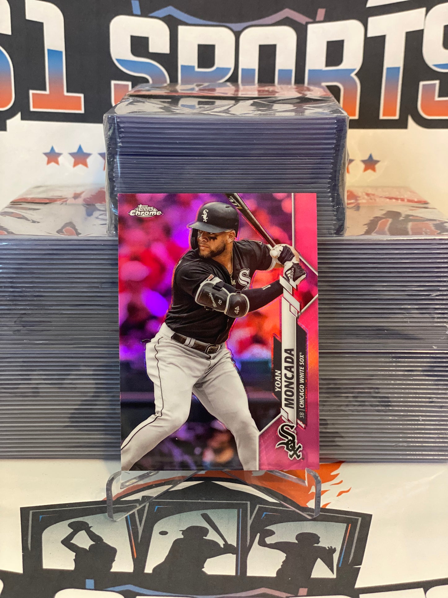 2020 Topps Chrome (Pink Refractor) Yoan Moncada #145